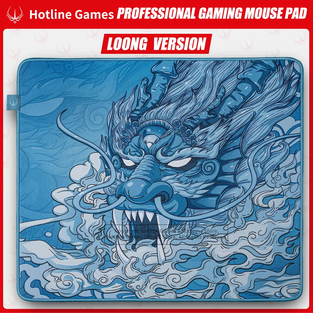 Hotline Games Gaming Mousepad (40×45×4cm)Smooth Surface,Stitched Edges,Non-Slip Base Mousepad