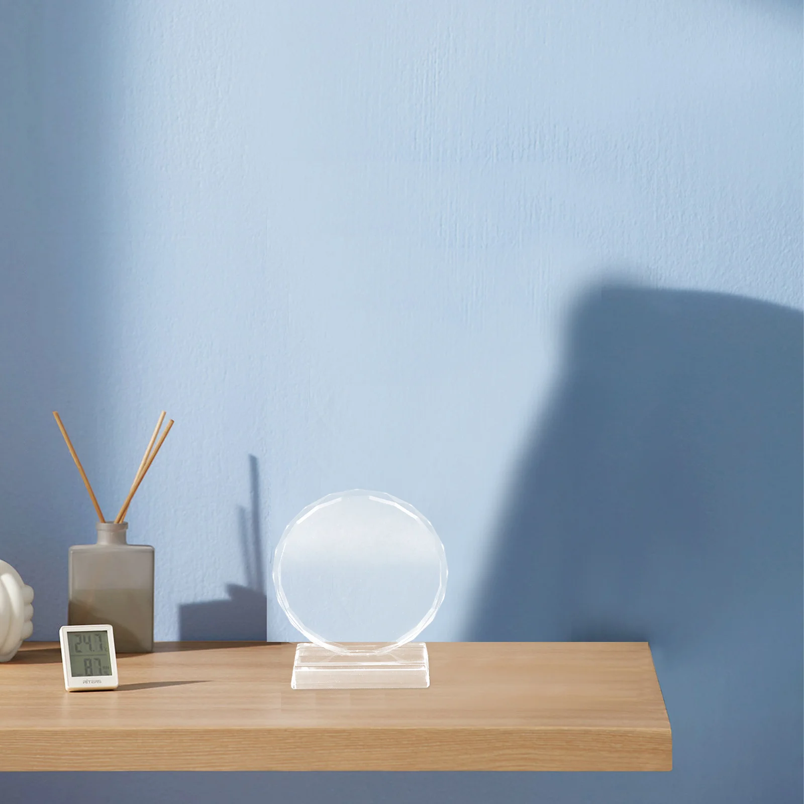 Crystal Trophy Transparent Decorative Award Prize Tabletop Decor Delicate Creative Clear Trophy Gift for Home Party