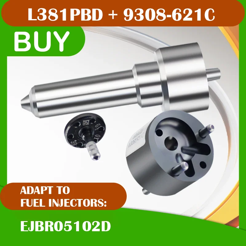 ( L381PBD Diesel Injector or 9308-621c Control Valve ) Combination  For Fuel Injector EJBR05102D YG0133