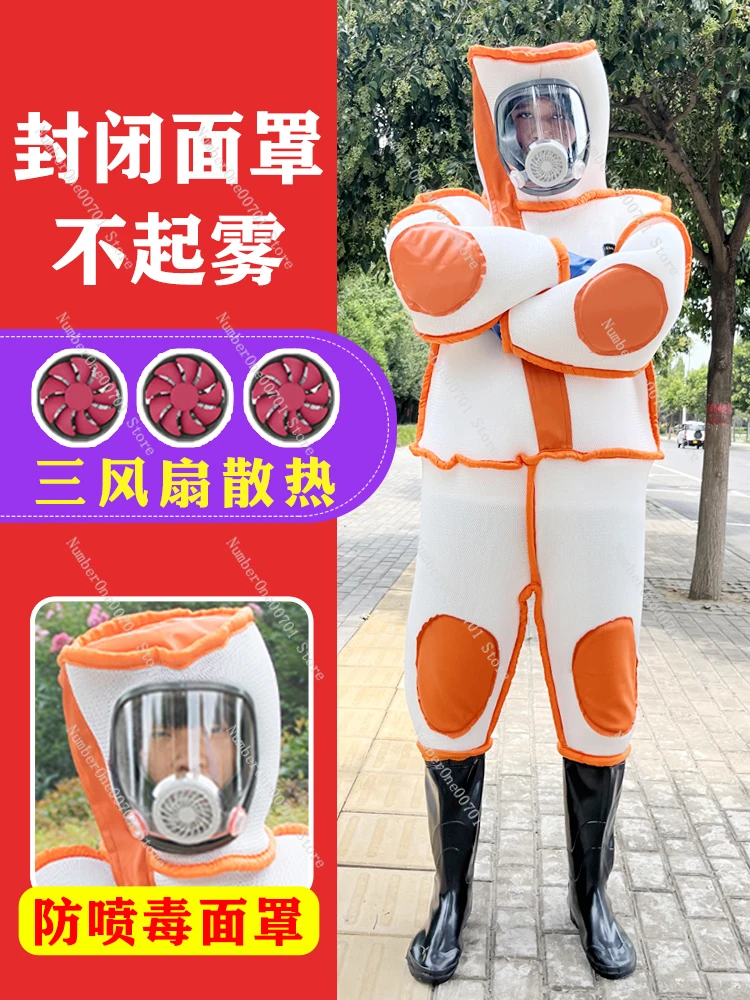 

Beekeeping Suit Full Body - Anti-Bee Thickened Ventilated Onesie with Hood, Summer Cooling Beekeeper Protective Gear