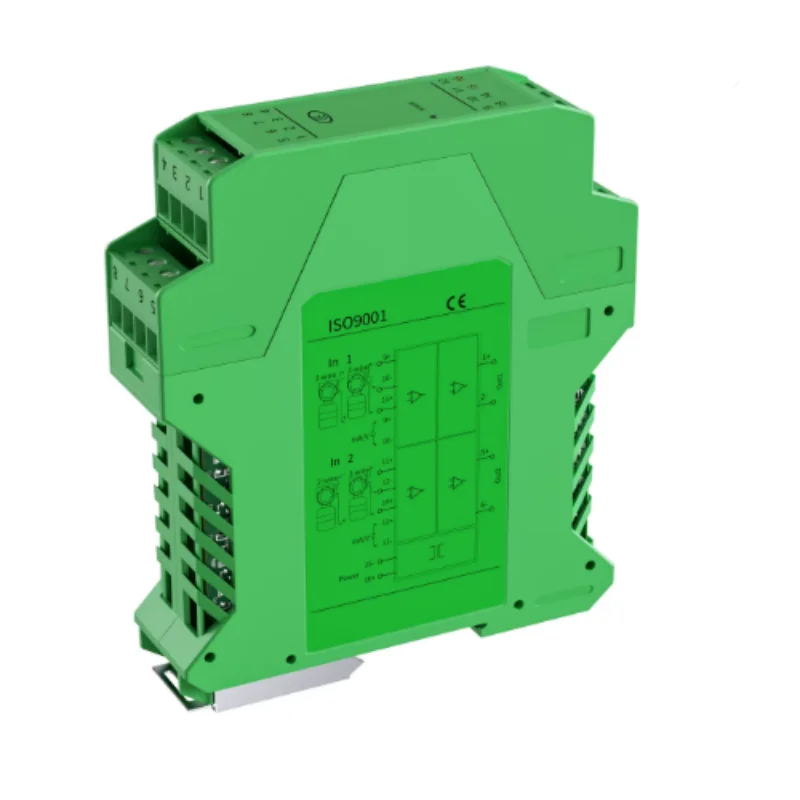 Signal isolator 4-20mA current voltage 0-10V, one input, two inputs, one, two, three, four outputs, active power supply DC24V