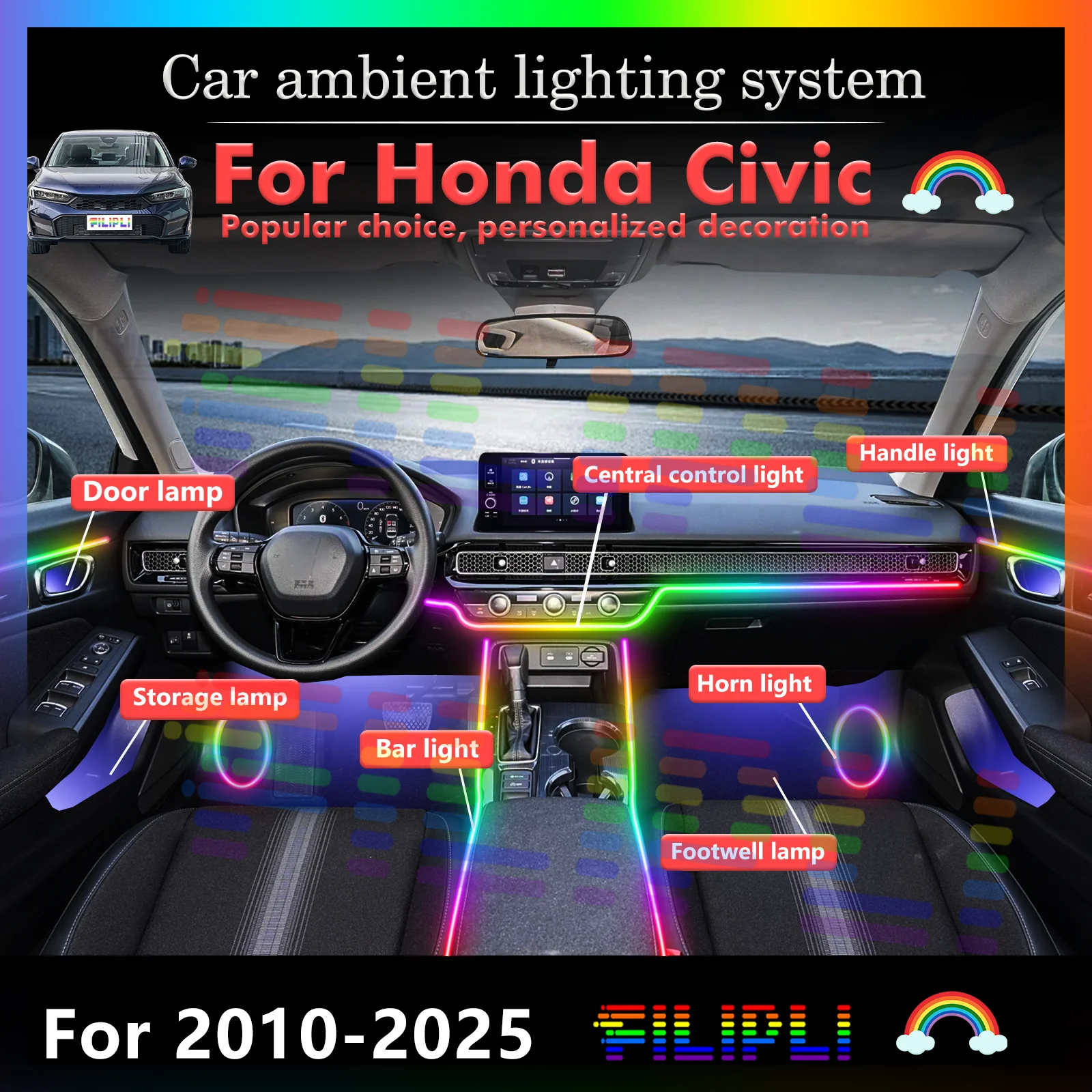 18 In1 For Honda Ci…