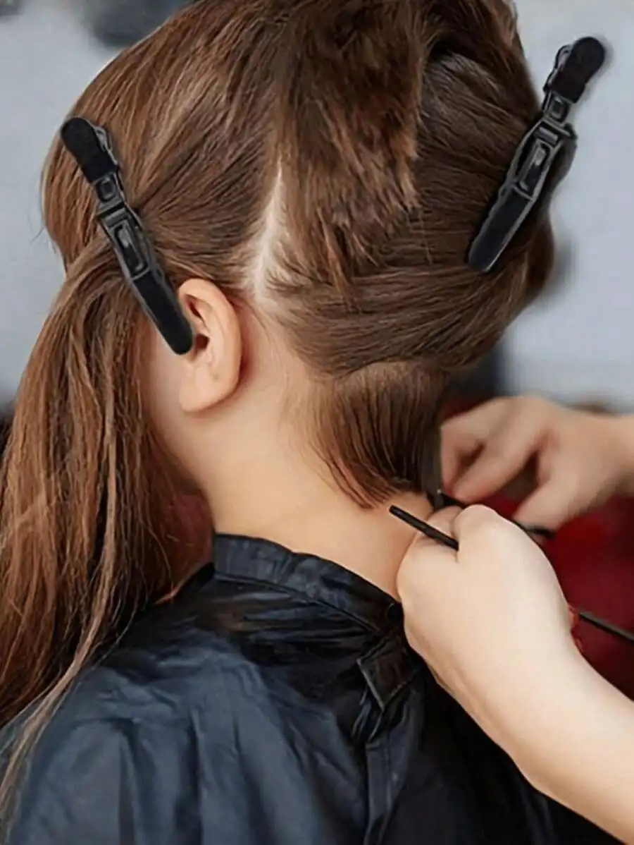 

Professional Plastic Crocodile Hair Clip For Styling Partition Anti Slip Salon Hairdressing Tool