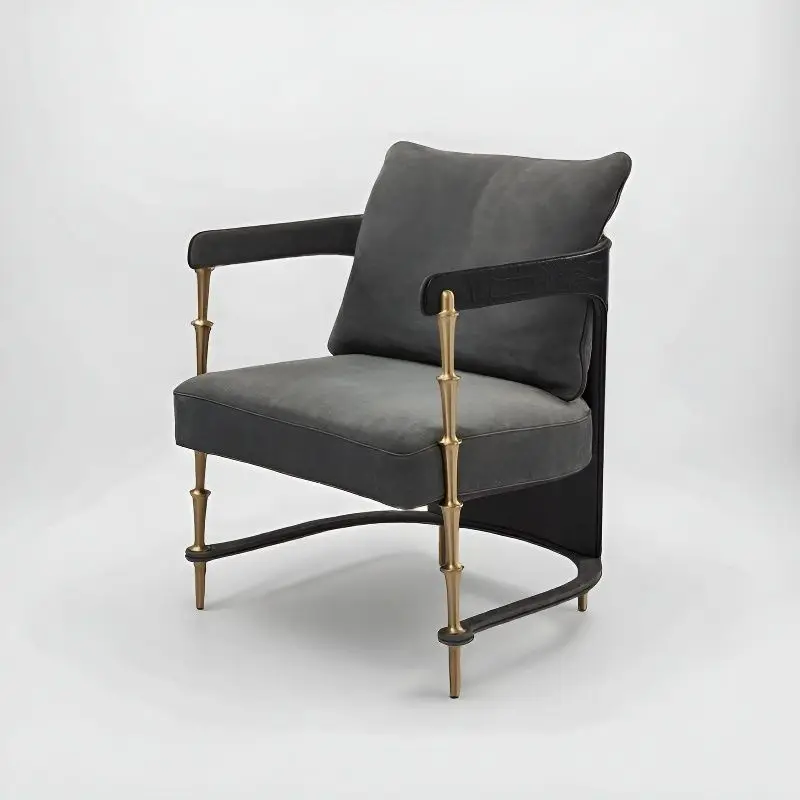 

Dining table, stool, light luxury, high-end retro style chair