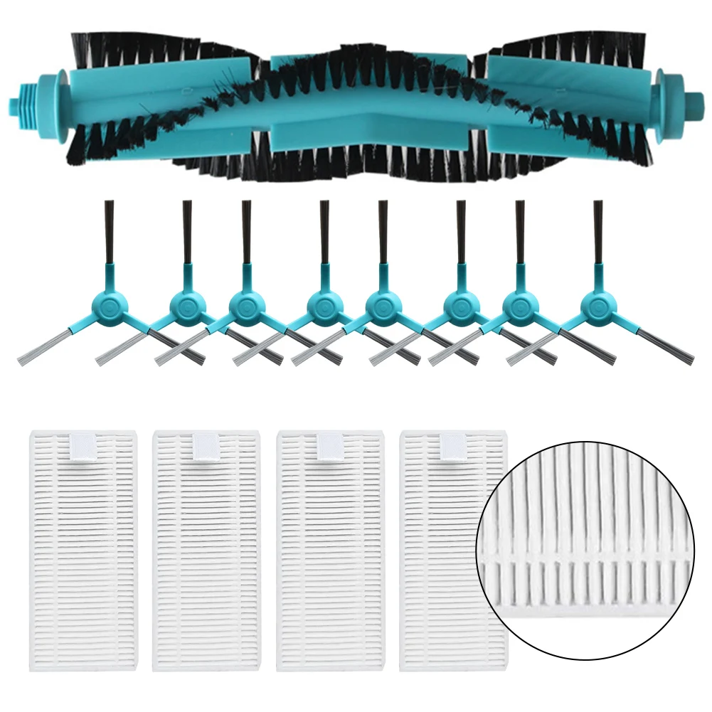 Kompletter Satz Filter rollen bürste und Seiten bürsten für Cecotec für Conga 1690 1890 2090 2290 verbessern die Schmutz entfernung