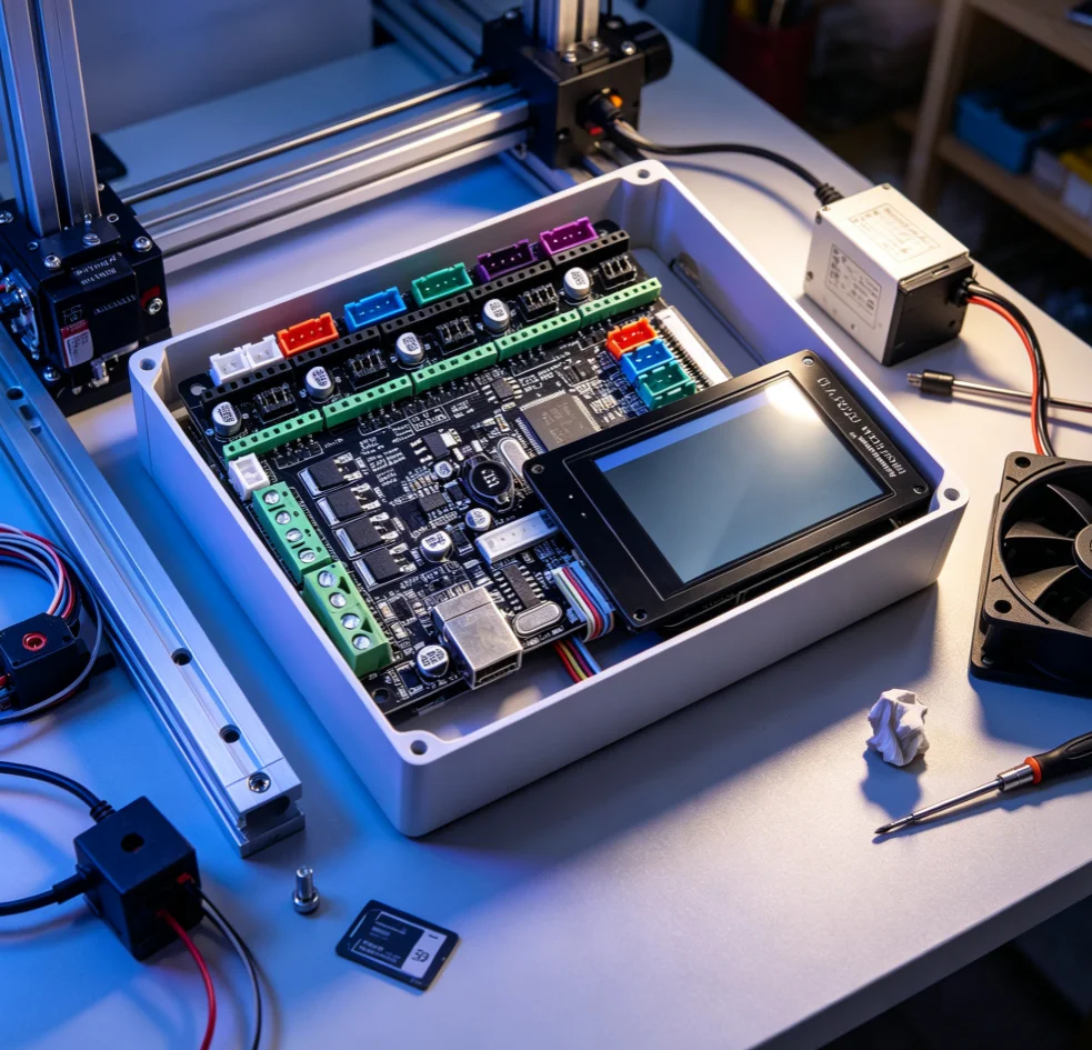 MKS Robin Nano V1.2 3D Printer Mainboard with 32-bit TFT Touch Screen for DIY 3D Printing