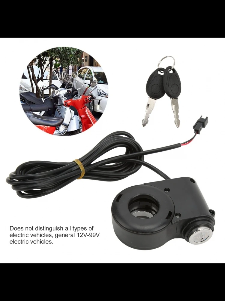 AliExpress NONE 12/24/36/48V   Electric Scooters Thumb Lock Kit with Handlebar  Electric Bike Thumb Lock Kit
