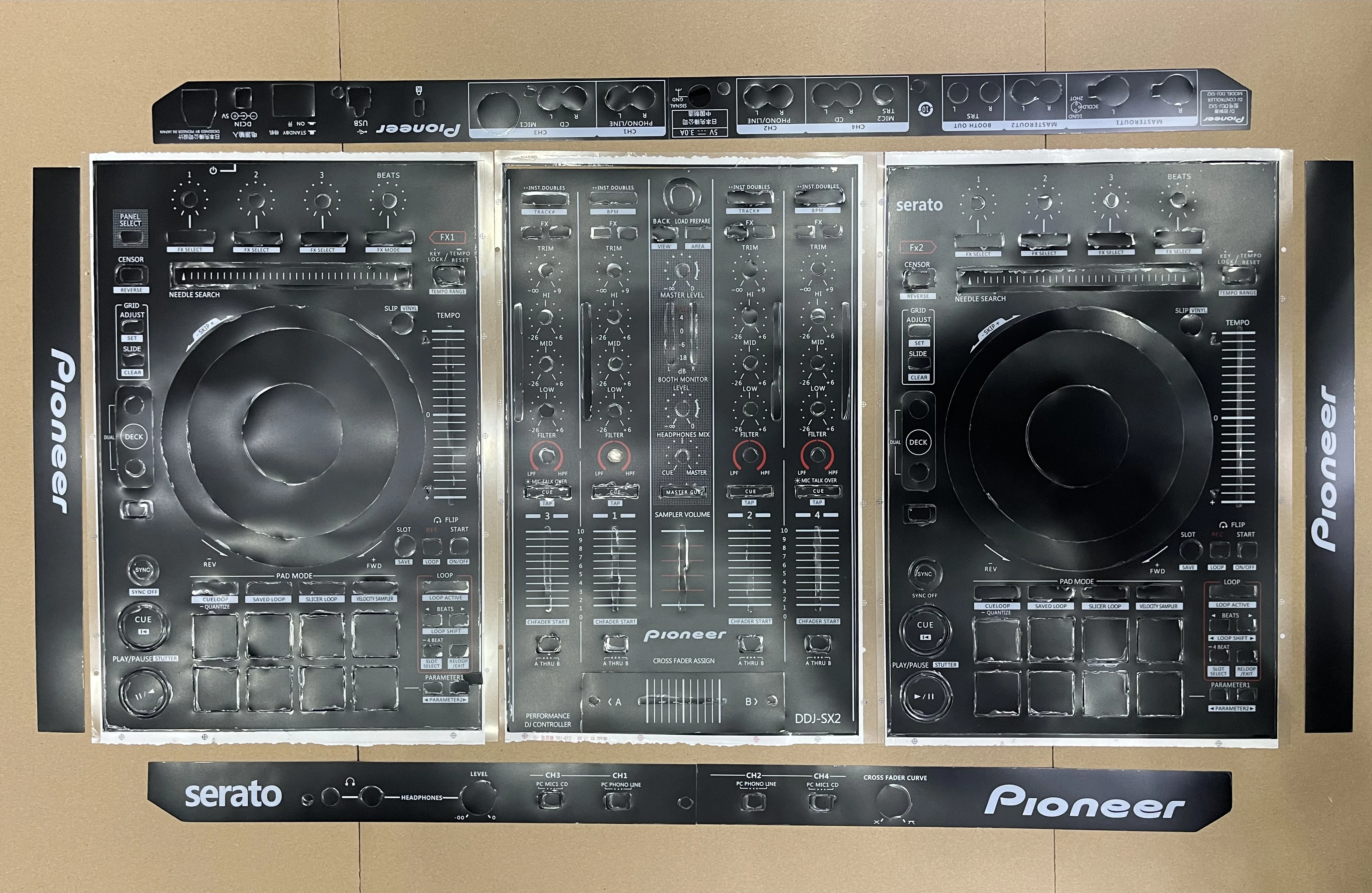 Not DJ controller!Pioneer DDJSX2 Film Purple All-in-one DDJ-SX2 Digital Disc Controller Protective Film Fully Surrounded