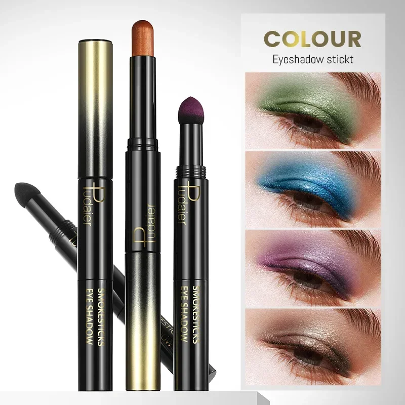 High Quality 2-in-1 MultI-use High-light Highlight Without Smudging Eyeshadow Makeup Pearlescent Crouching Eye Shadow Cosmetics