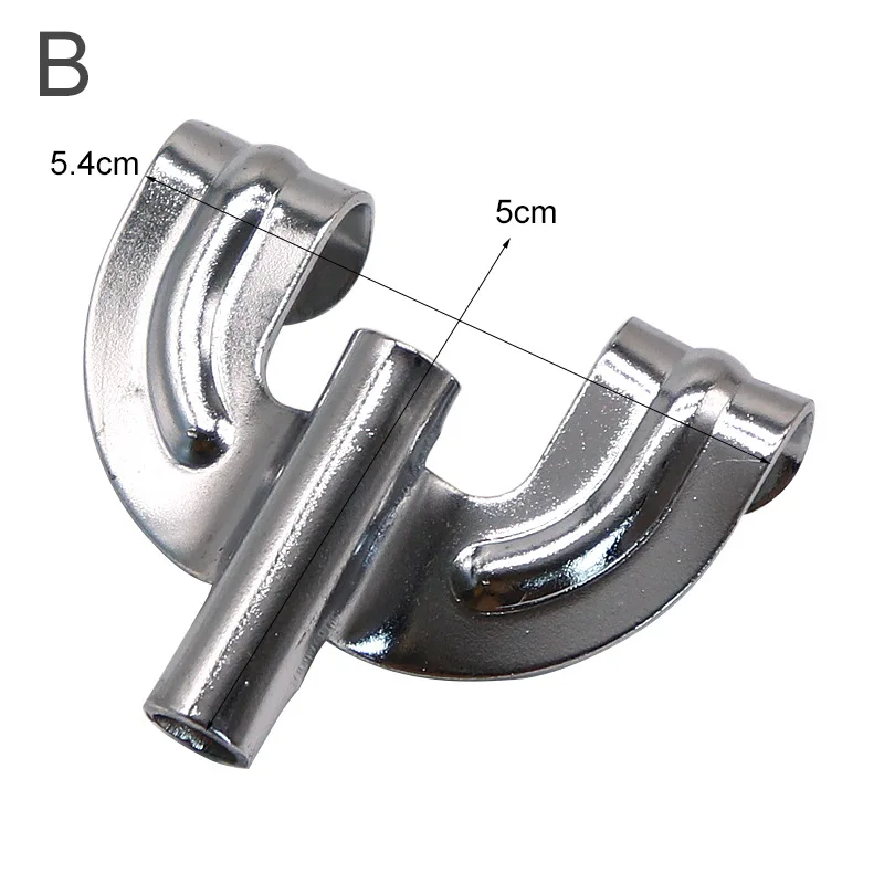 1Pcs Drum Saddle Clip, Silver Hook, Drum Claw, Screw Accessories, 100mm,