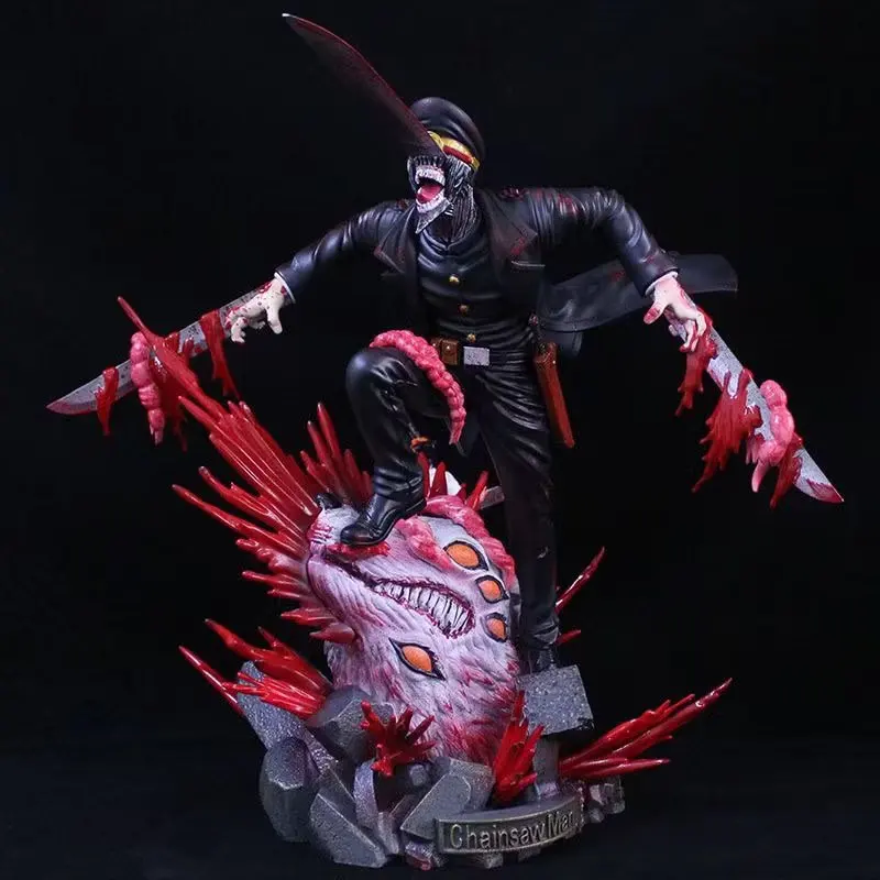 

Chainsaw Man Gk Demon Series Knife Demon Deluxe Edition Anime Peripheral Handmade Statues Desktop Pendulum Box Models Toy Gift