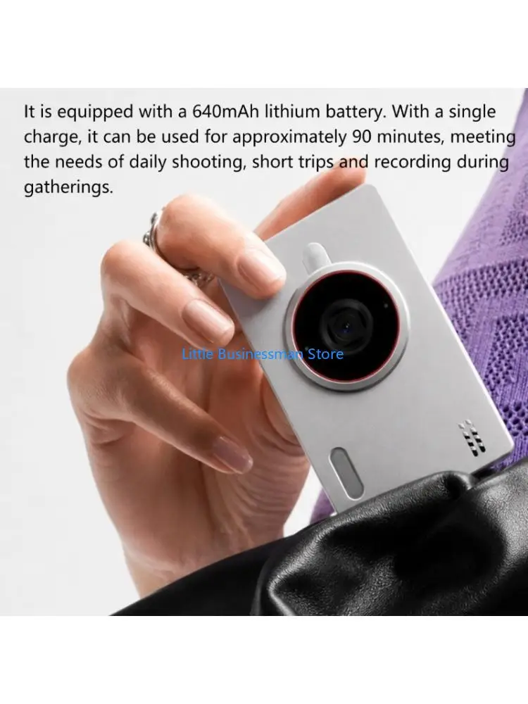 Point and Digital Camera with Autofocus, Portable Body and Video Recording for Daily Carry and Family Use M76A