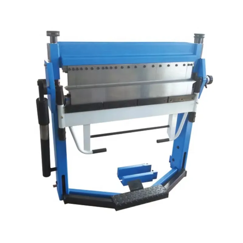 Manual sheet metal folding machine for aluminum and carbon steel processing
