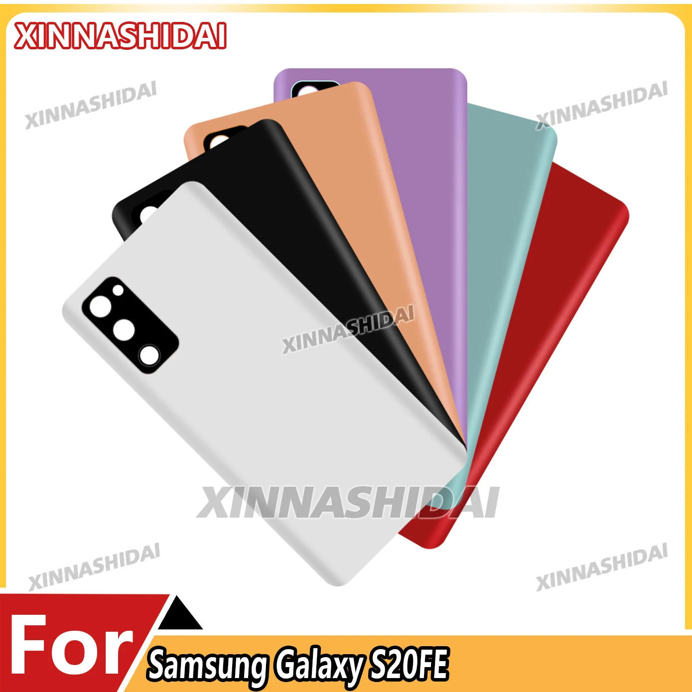 Perfect New Battery Back Cover Panel with Camera Lens - Rear Door Housing Case for Samsung Galaxy S20 FE 4G (G780G/G780F) image 2