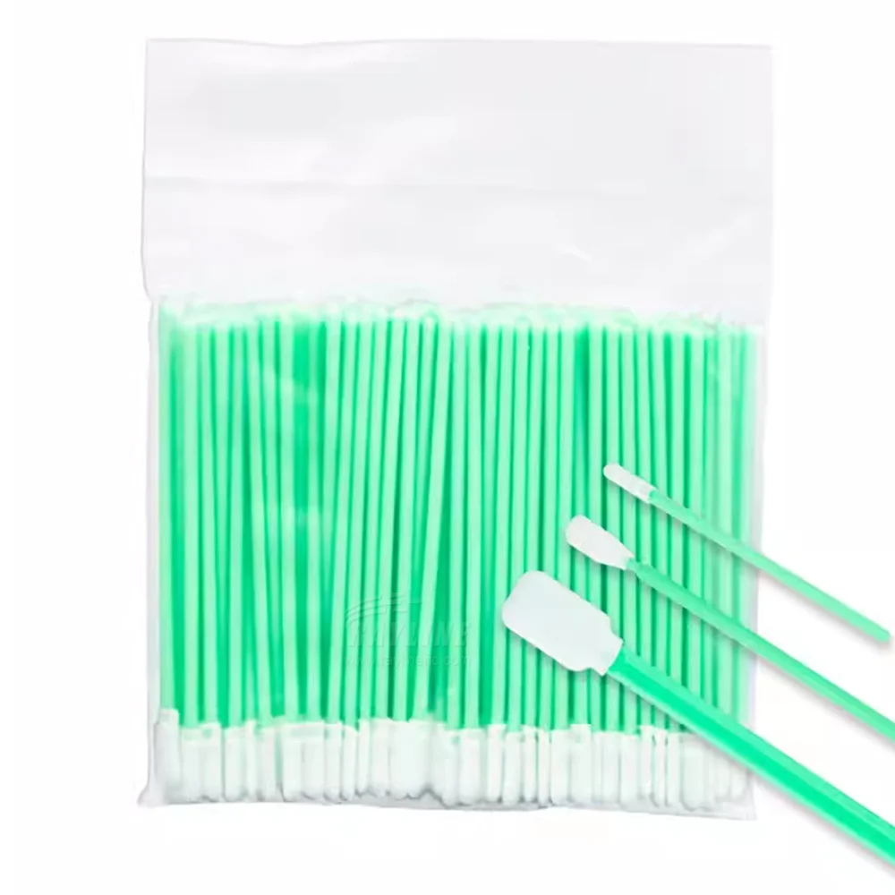 100pcs/pack Non-woven cotton swabs Dust-free anti-static cleaning cotton swabs for lens protection window