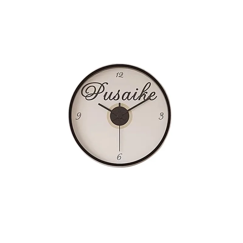 

Современные простые настенные часы без сверления для гостиной, бесшумные часы для столовой и спальни