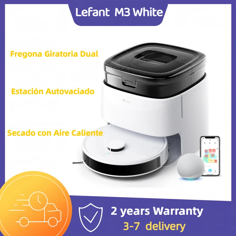 자동 먼지 비움 로봇 청소기 및 물걸레 이미지