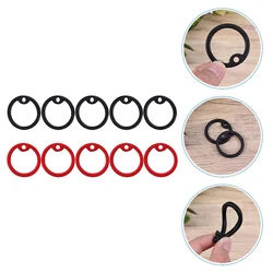 10pcs Pet Dog Tag Silencer Rings Dog Name Tag Silicone Silencers Rings Mute Hoops