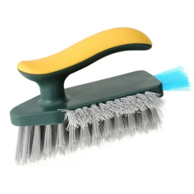 4 In 1 V-Shape Scrubber Brush Kitchen Bathroom Tile Floor Cleaning Brush Window Groove Wall Corner Clean Glass Windows Tools