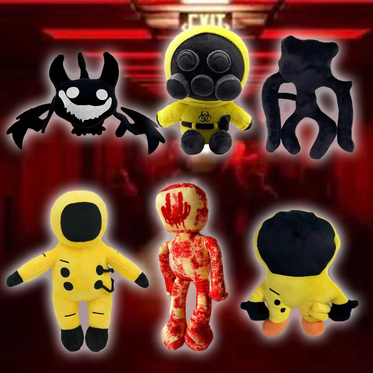 

TreasuringU Escape The Backroom Plush Toy Horror Game Stuffed Dolls Halloween Plushie Toys Children Birthday Gifts