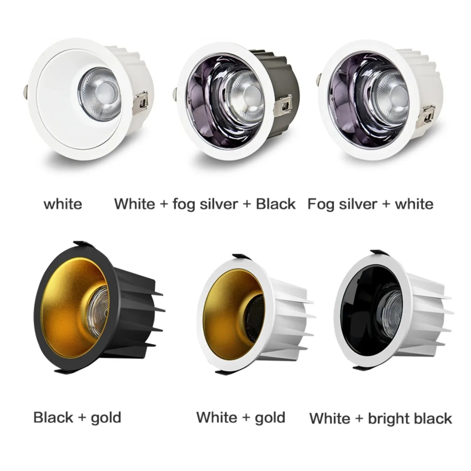 JOYINLED 15W Anti-Glare LED Waterproof Ceiling Lamp Anti-Rust Waterproof Mount Cylinder Design Down Light Fixture White 4000K
