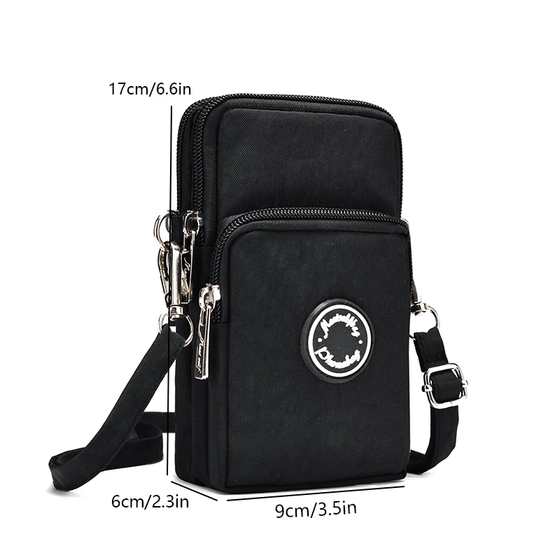 Mobile phone bag, handbag, shoulder bag, travel bag, vertical style wallet, neck pendant, wrist lightweight small bag