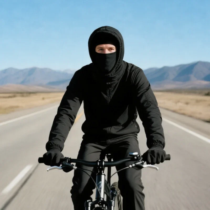 Wintersport-Kapuze | One-Second Face Cover Switch | Winddichte Schneeausrüstung und Weihnachtsgeschenk, Unisex-Schneesport-Geschenk für Erwachsene