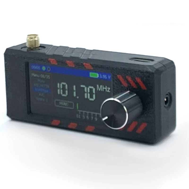 ●0.5-108Mhz Mini SI4732 Full-Band Radio Receiver, Supports FM AM (MW and SW) and SSB Built-in Headphone Amplifier-ABFB
