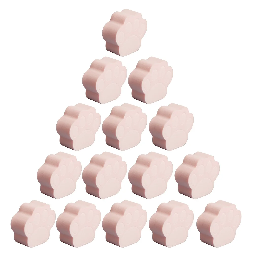 Esponja de maquillaje en polvo con garra de gato, 16 Uds., para base, polvo suelto, herramienta de belleza, almohadilla aplicadora suave y compacta para viajes