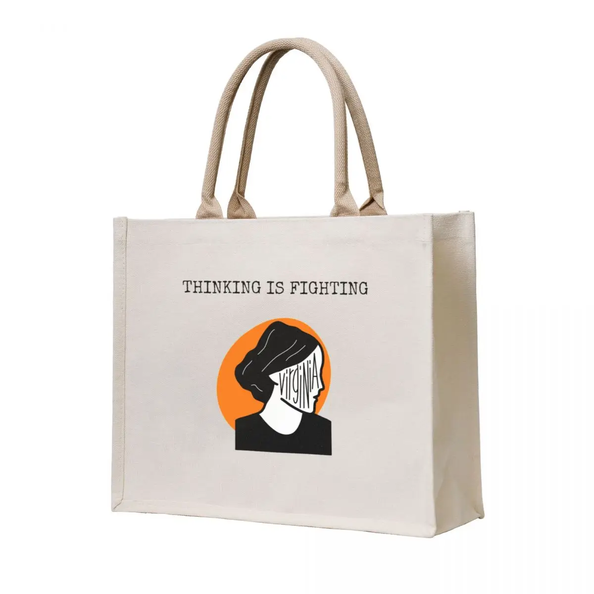 

VIRGINIA WOOLF Tote Bag Women's tote bag foldable reusable bag Women's shopper Fabric