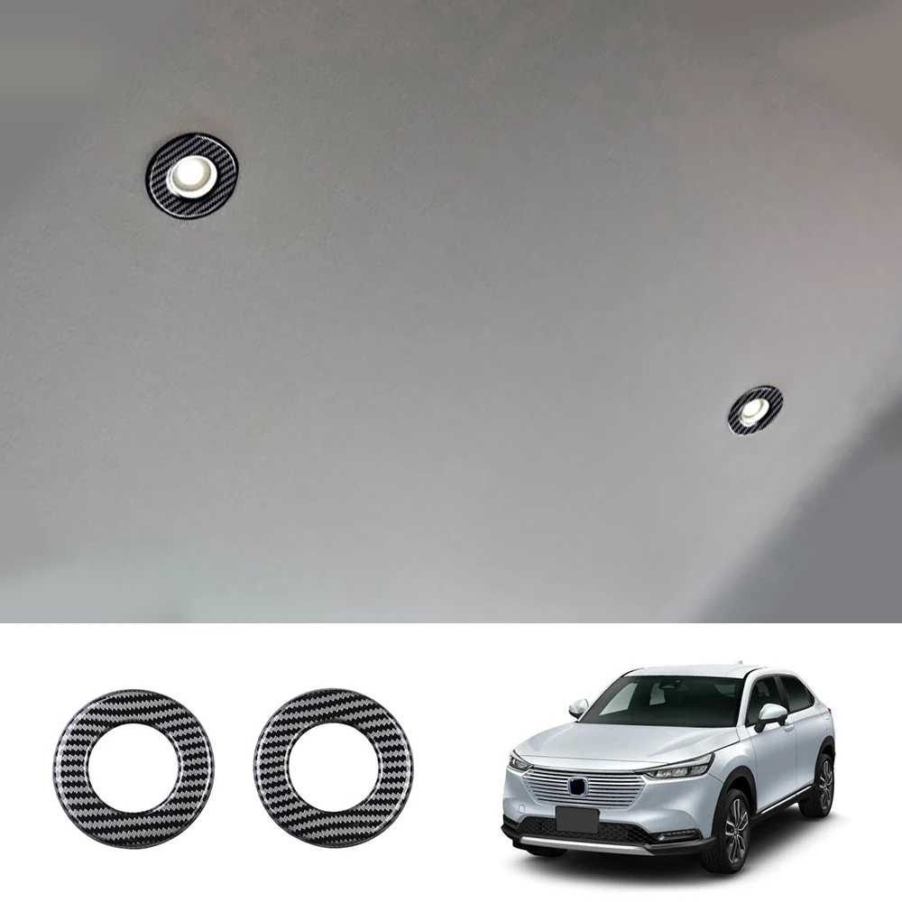 Car Rear Reading Light Frame Roof Light Decorative Frame Car Accessories for Honda VEZEL 2020-2021