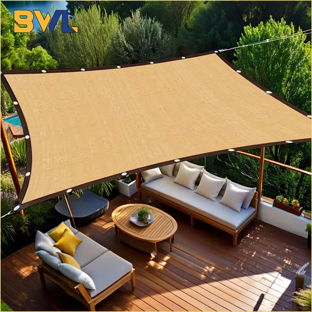 2x2m 2x4m Sun Shade Net Reinforced Edges Punched Holes Shade Fabric Thickened Insulation Mesh Summer Outdoor Shading
