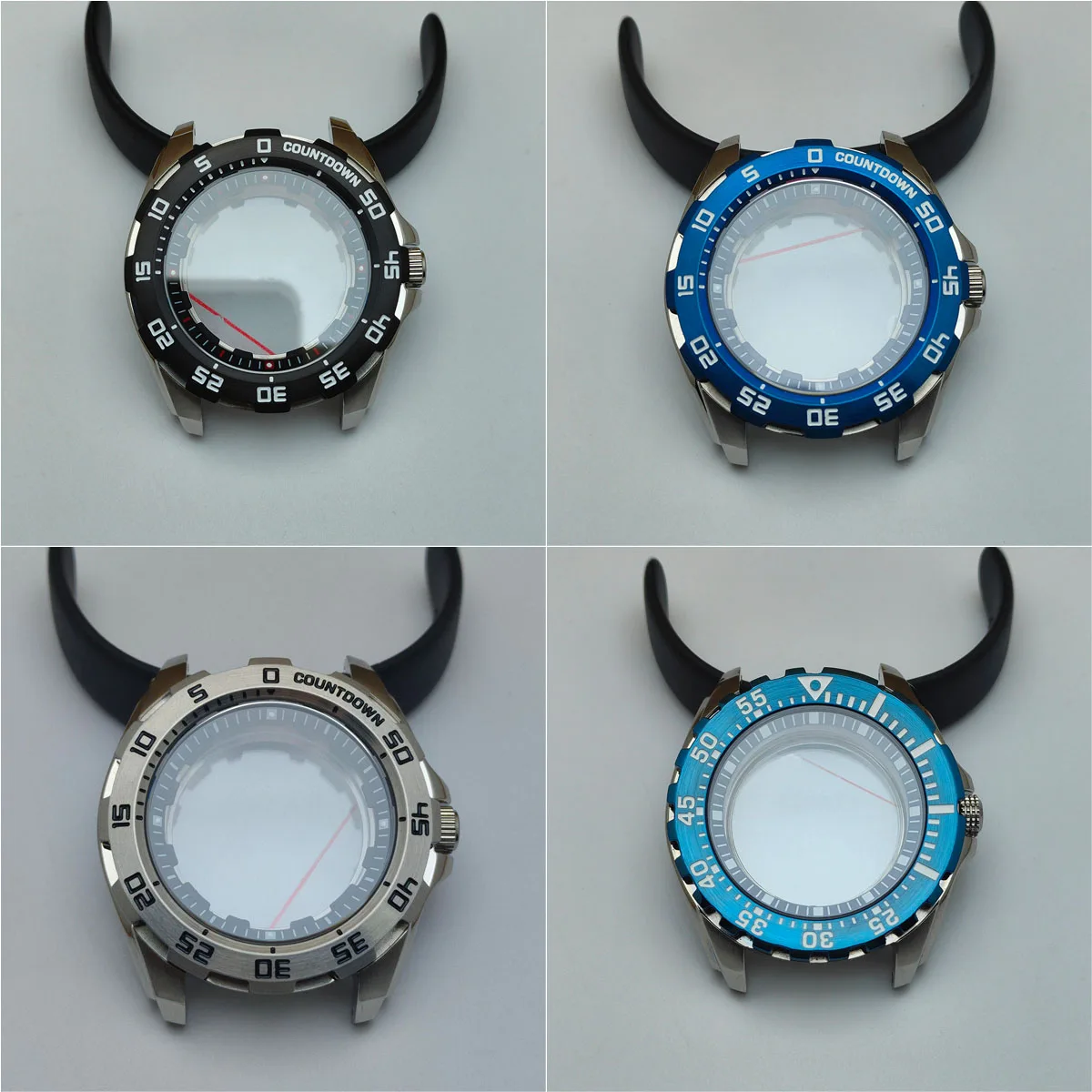 44mm nh35 case NH36 movement case watch sapphire accessories stainless steel case Customized dial sapphire glass