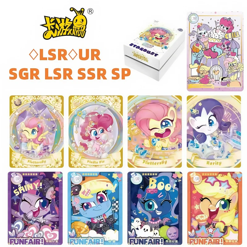 

KAYOU My Little Pony Qimeng Party Vol.2 Series Ziyue Peach Редкие мечтательные Коллекционные аниме-карты Игрушки SGR LSR SP Карты Игрушки Подарки