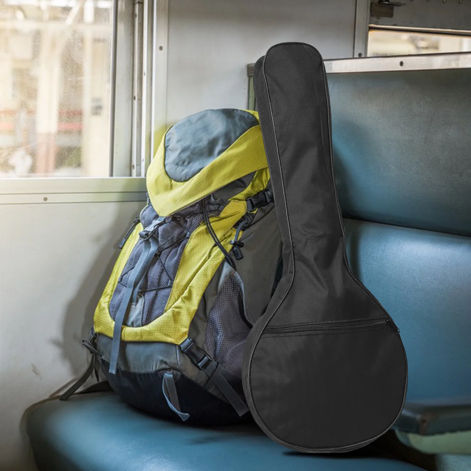 

1Pcs Mandolin Carry Bag Thickened Backpack Portable Durable Lightweight Mandolin Storage Shoulder Pack Practical Gig Pouch