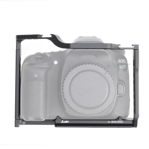 Imagen 1 del producto Jaula de cámara FOTGA para Canon 90D 80D 70D, Kit de jaula de cámara DSLR de aluminio, marco de extensión, zapata fría para 90D 80D 70D