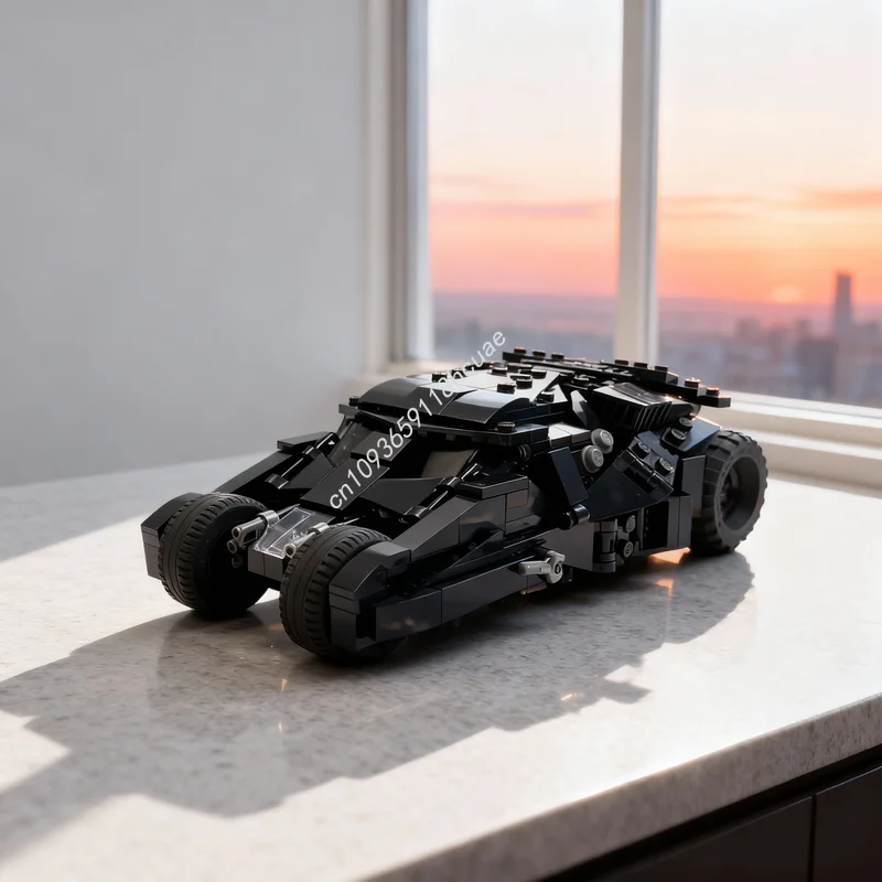 406ピース-moc-ザ・タンブラー-ミニフィギュア-スケール-スーパーヒーローズ-dcd-バットマン風-モデルビルディング-おもちゃ-ブロック-組み立て-フェスティバルギフト-ブリック