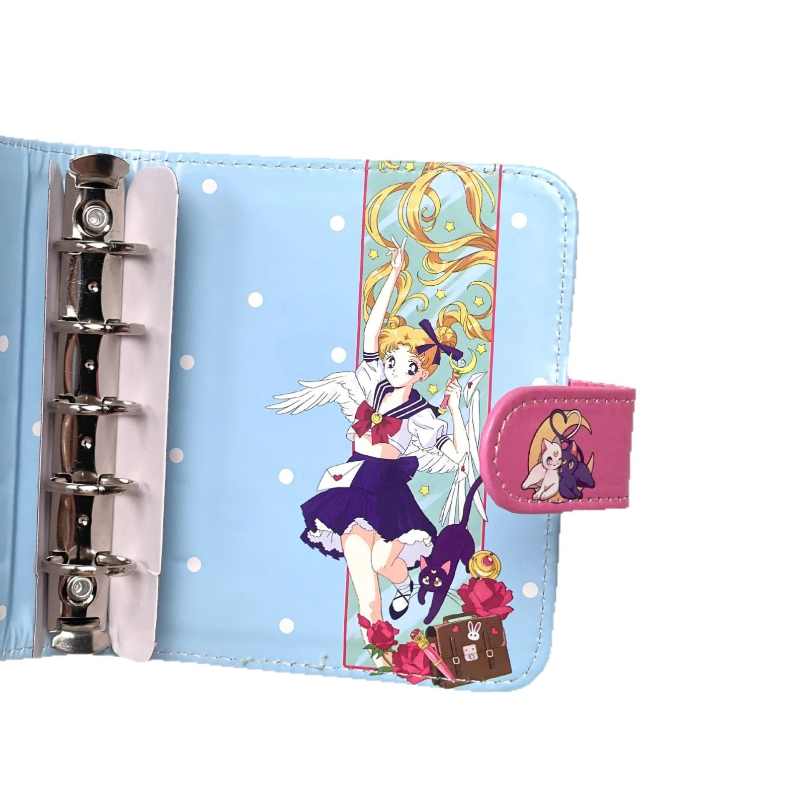 Bandai Sailor Moon Card-bound notebook Printed notebook Colorful-page diary book Student gifts surprises comics souvenirs trendy - view 6
