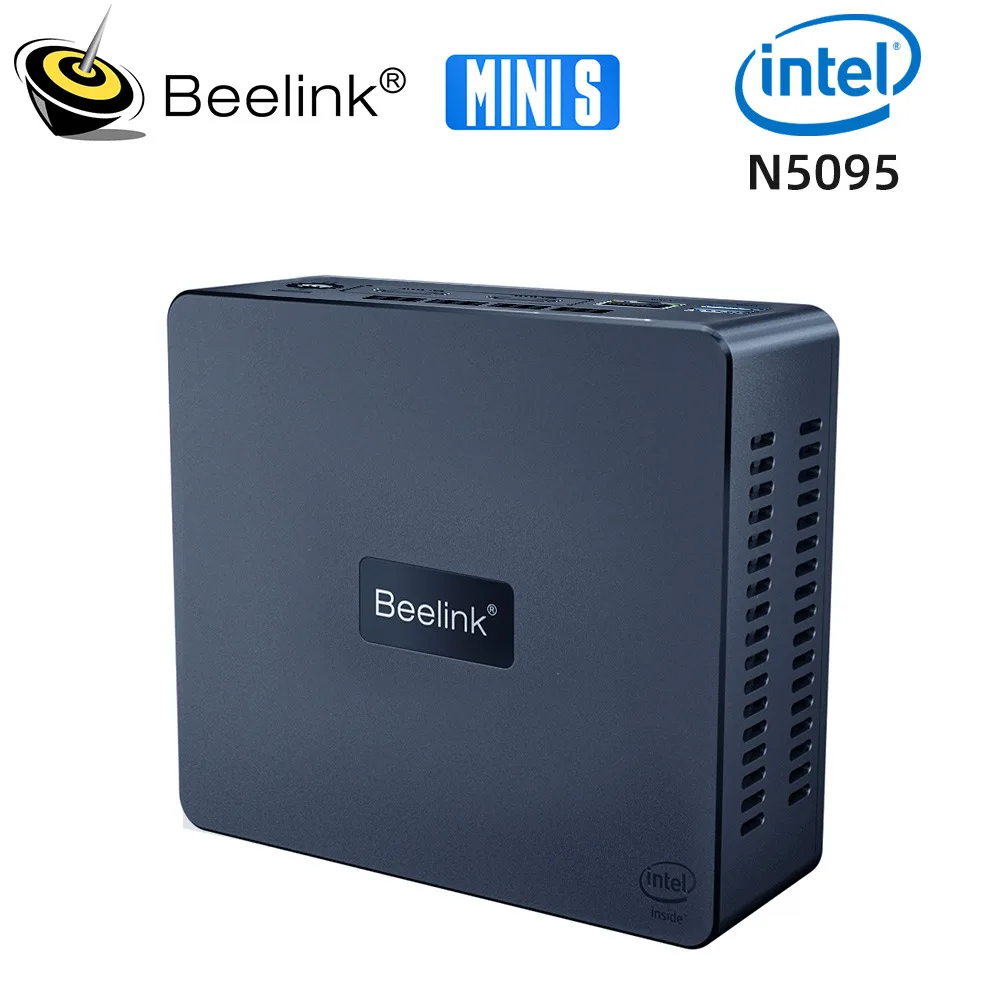 

Wholesale Beelink S Intel 11th Gen N5095 Mini Pc DDR4 8G SSD 256G WiFi5 Windows 11 Pro Desktop Gaming Computer Dual Screen 4K