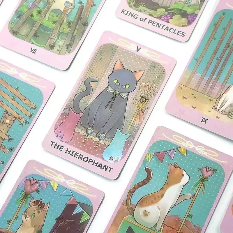 Tarot CardDreaming Cat Game ist 22, Dreaming Cat Tarot-Kartenspiel, Brettspiel