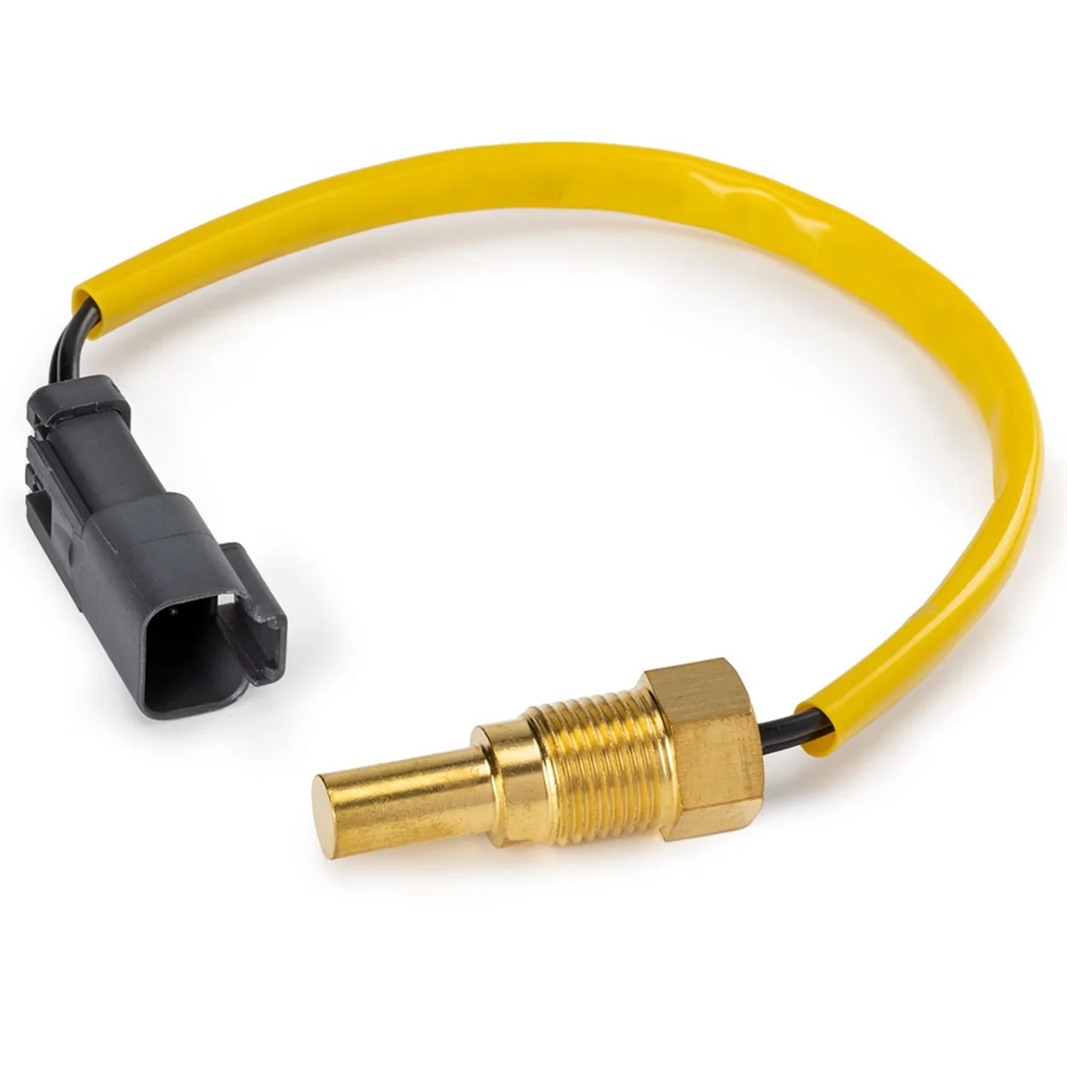 # 37C قطع غيار وإكسسوارات السيارات، مستشعر درجة حرارة الماء للحفارة لكوماتسو PC200LC-7 PC300-7، أصفر #4