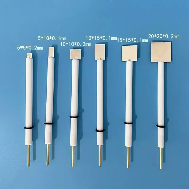 Pt210 platinum plate electrode 10X30X0.3mm high purity laboratory platinum working/auxiliary electrode can be invoiced