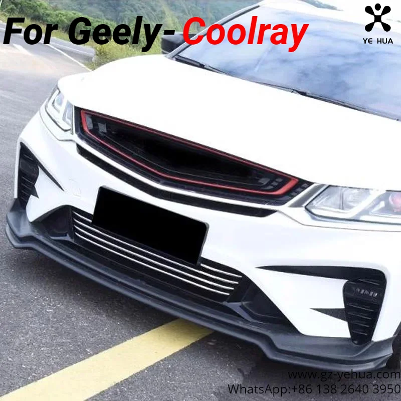 For Geely Coolray 2018-2021 BinYue Modified Colorful Front Fog Lamp Film Sticker Car Accessories for Vehicles Parts