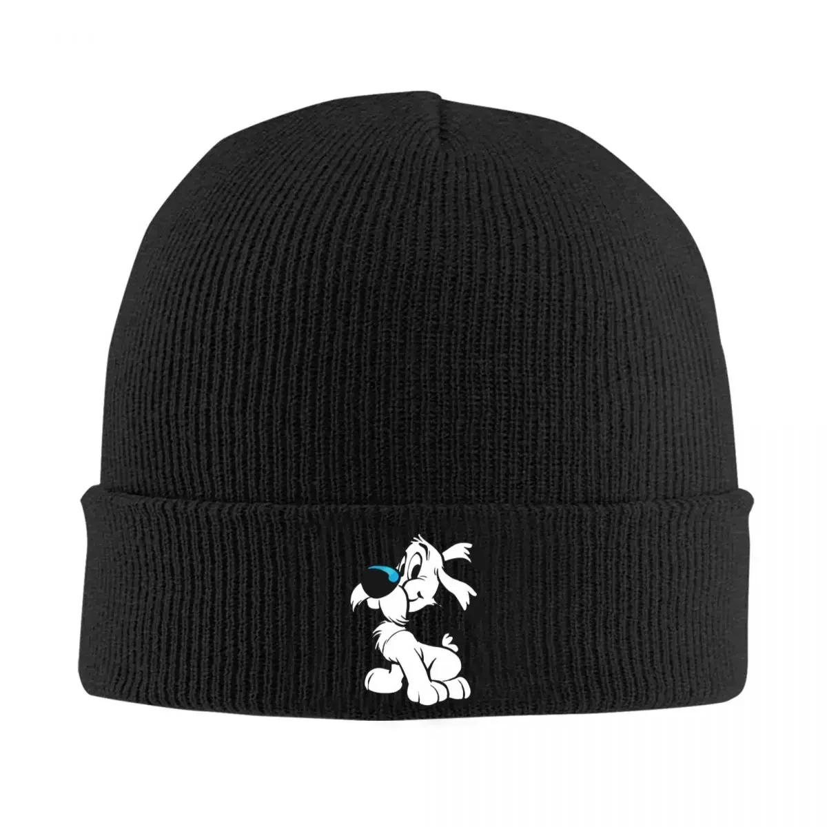 Asterix And Obelix Hat Autumn Winter Beanies Ski Dogmatix Idefix Ideafix Obelix Dog Cap Unisex Knitted Hat