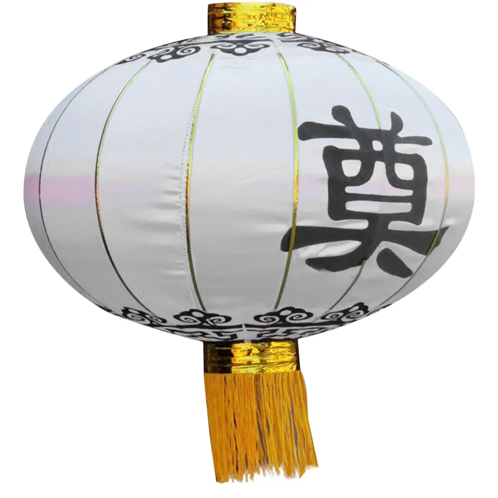 Fein verarbeitete Gedenklaterne, weiße Trauer-Hängedekoration im chinesischen Stil für die Grabdekoration zum Qingming-Festival