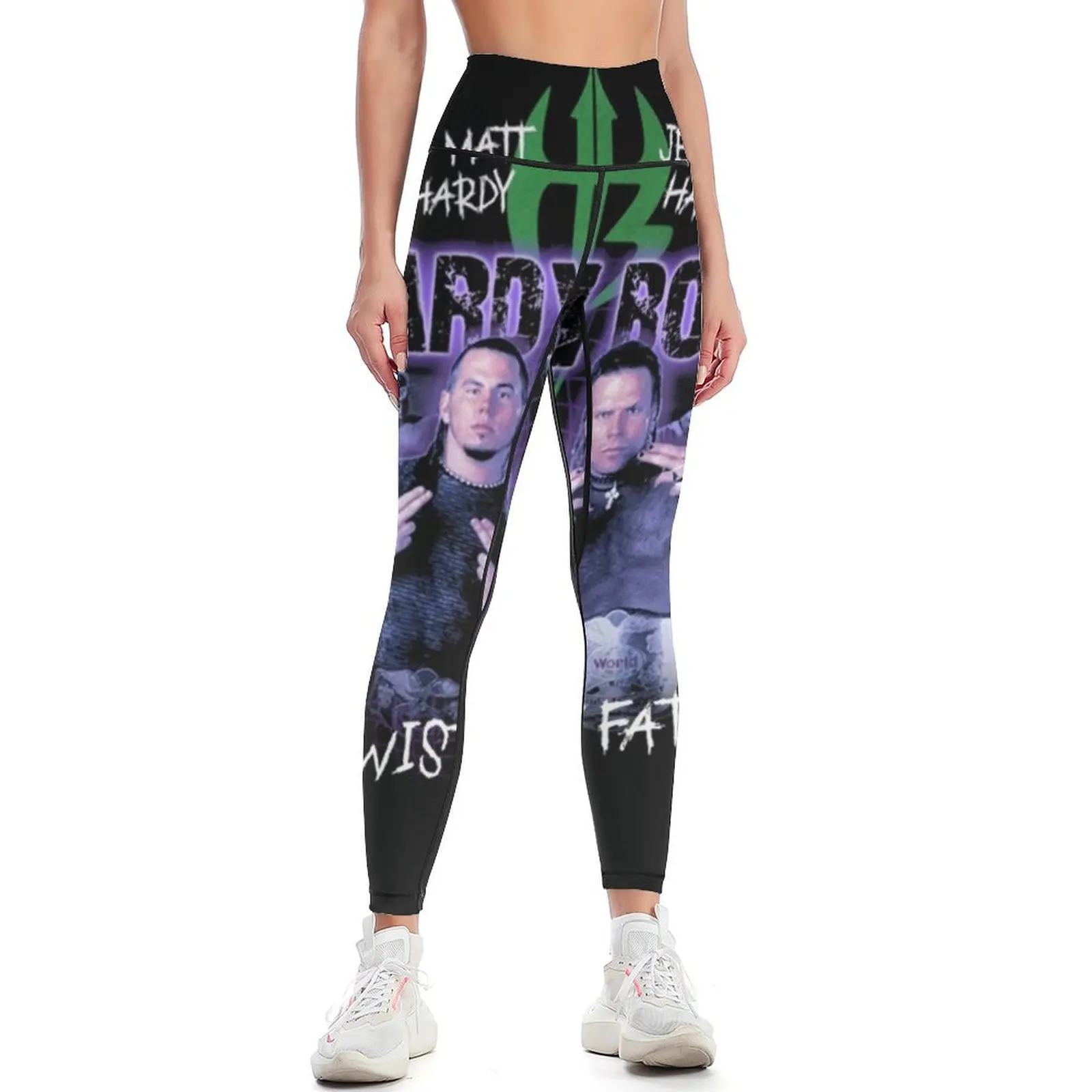 

Vintage Pro Wrestling Hardy Boyz T-Shirt Leggings Clothing fitness Women's sports Womens Leggings