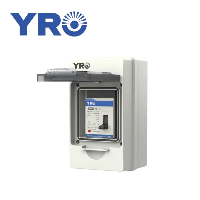 

Suitable for photovoltaic cell combiner 2P 125-320A 1000Vdc molded case DC circuit breaker switch, waterproof IP66