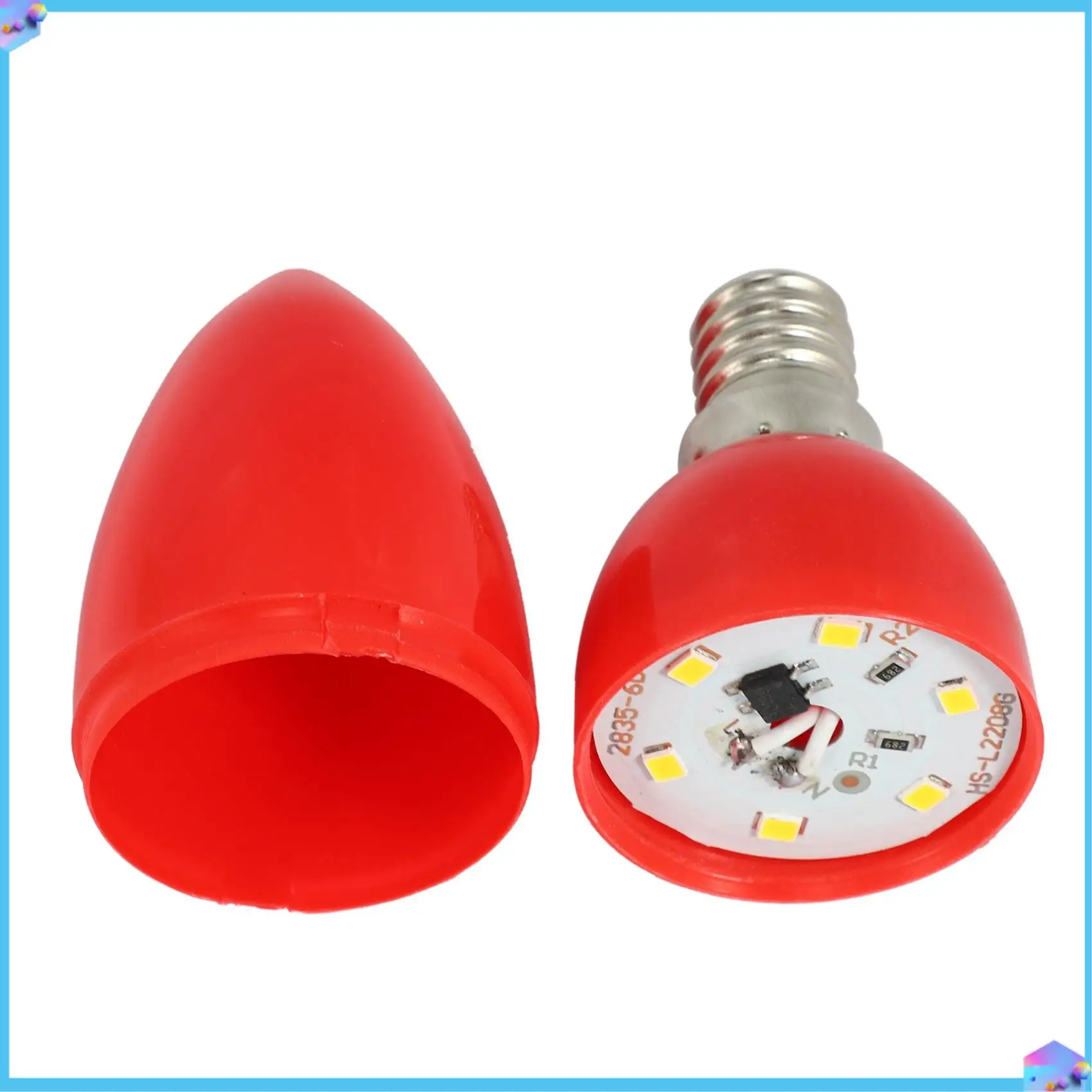 

A43T 4X LED Candle Light Candle Light Bulbs Red Fortune Lamp God Lights Energy Saving Candle Lights,E14