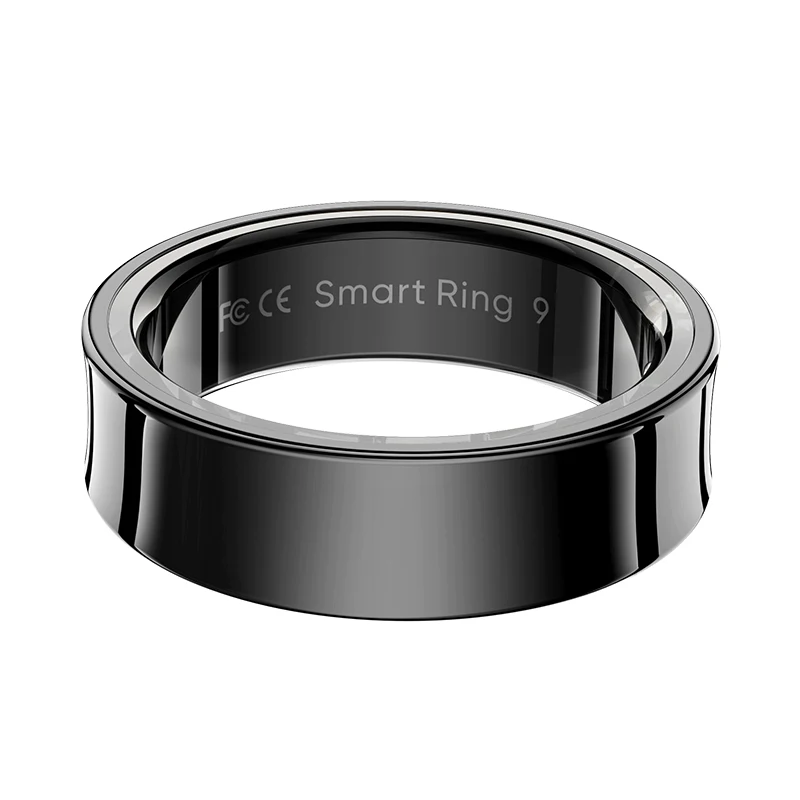 R09 Smart Ring 2025 with 24-hour Heart Rate HRV Blood Oxygen Sleep Monitor with Gesture Control Female Physiology Reminder