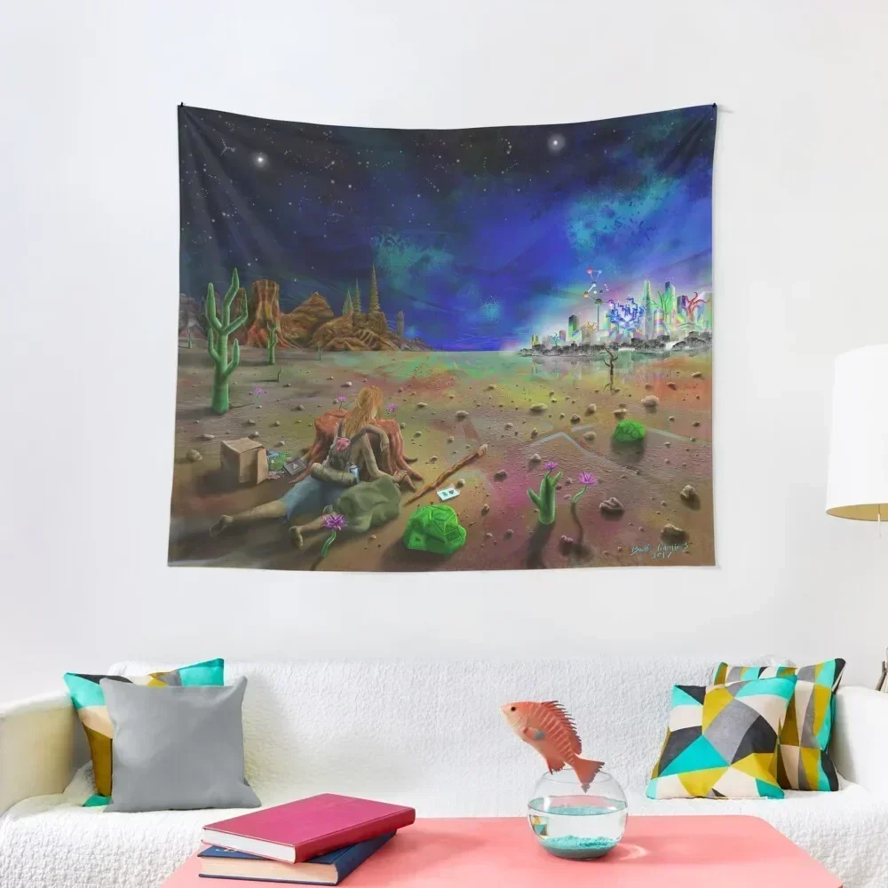 

Deserted Digital Tapestry Bedroom Decoration Wall Carpet Tapestry